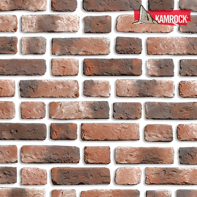 Искусственный камень тычковый Kamrock Античный кирпич 32780 красный рис 1