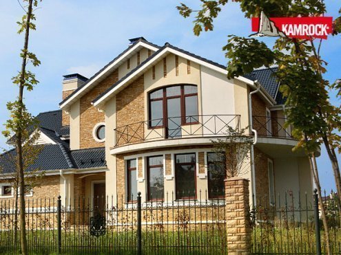 Искусственный камень плоский Kamrock Скалистый грот 52740 желтый рис 4
