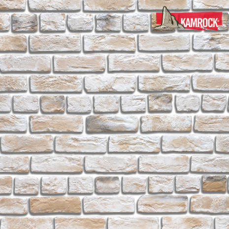 Искусственный камень угловой Kamrock Ганзейский кирпич 35132 бежевый рис 1