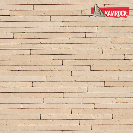 Искусственный камень плоский Kamrock Скандинавский камень 38030/высокий бежевый рис 1