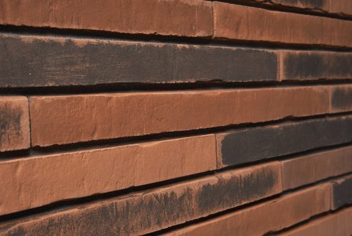 Искусственный камень плоский Petra Клинкерный кирпич 16П3 коричневый рис 2