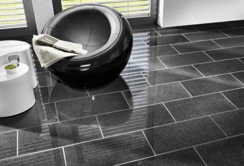 Натуральный камень гранит полированный sesame black 600х300х18 мм рис 3