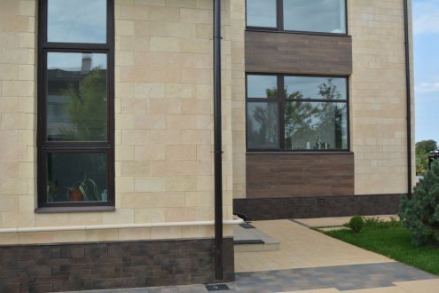 Искусственный камень угловой Eco Stone Каса 01 бежевый рис 10