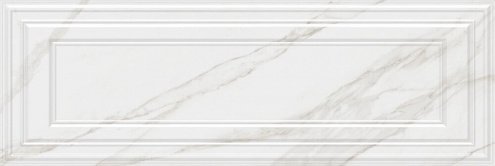 Керамическая плитка Kerama Marazzi Прадо белый глянцевая 1200х400х12мм декор панель 14002R рис 1