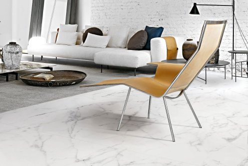 Керамогранит Rex Ceramiche Les origines de rex Blanc Glo глазурованная 2800х1200х6 мм рядовая плитка 769977 рис 2