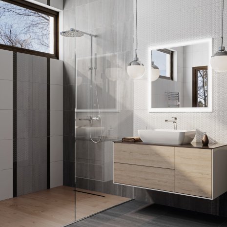 Керамическая плитка Kerama Marazzi Ломбардиа темно-серый матовая 400х250х8мм декор HGD/C371/6399 рис 2
