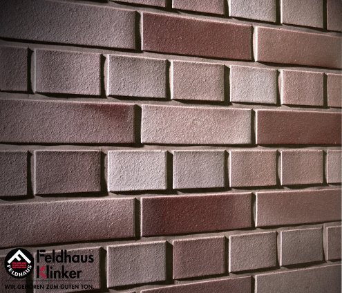 Кирпич клинкерный Feldhaus Klinker Classic М1000 K388NF 240х115х71 cerasi ferrum liso гладкий рис 1