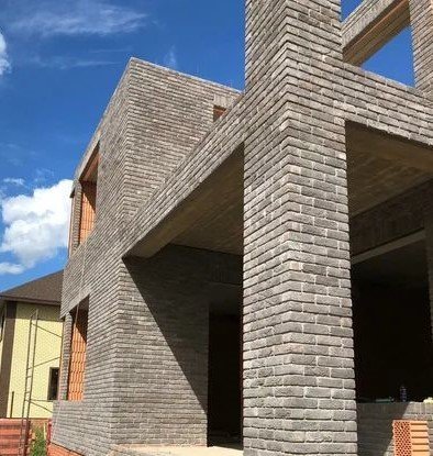 Кирпич ручной формовки ТАНДЕМ Захарово М175 WDF 215х102х65 рельефный серый рис 2