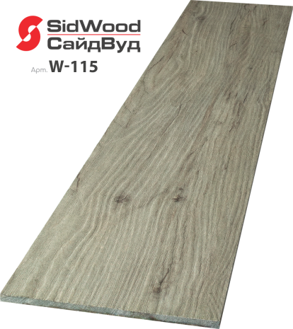 Сайдинг SidWood прямой Premium 3000х190х8 мм W-115 рис 1