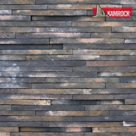 Искусственный камень плоский Kamrock Скандинавский камень 37210 черный рис 1