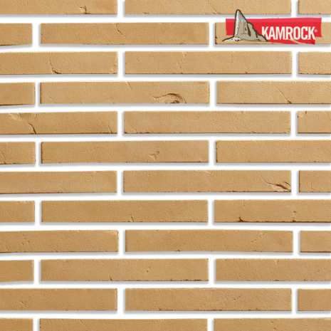 Искусственный камень ложковый Kamrock Романский кирпич 32940 желтый рис 1