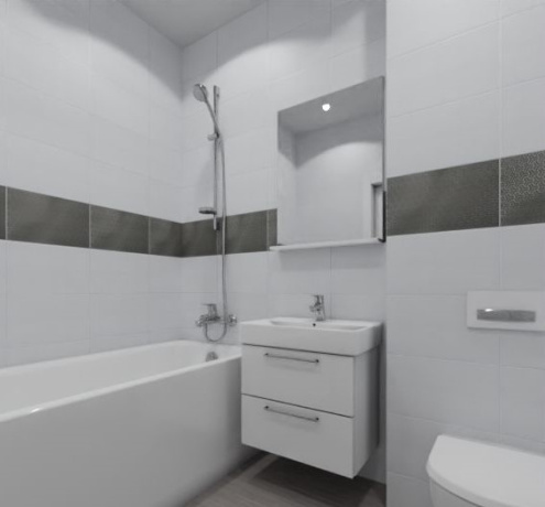 Керамическая плитка Kerama Marazzi Ломбардиа антрацит матовая 400х250х8мм декор HGD/D371/6400 рис 3