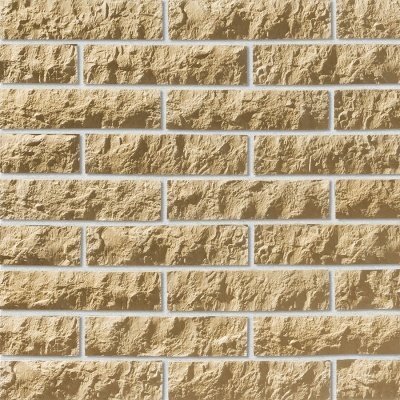 Искусственный камень плоский Leonardo Stone Анкона 050/высота 9,5см бежевый рис 1
