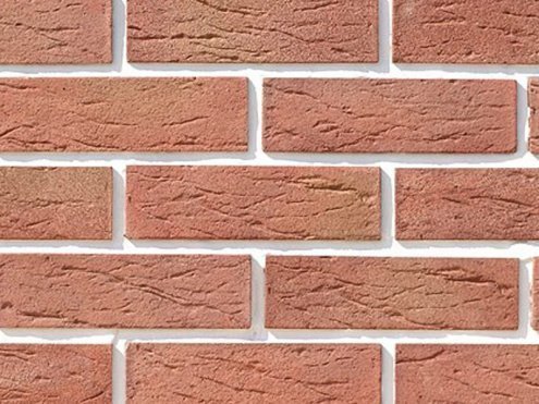 Искусственный камень плоский Eco Stone Сиэтл 17-12 красный рис 1