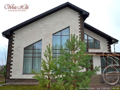 Искусственный камень для НФС White Hills "Шеффилд" арт.F432-40, размер: 20х10см, плоский элемент рис 2