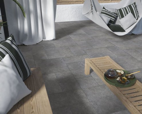 Керамогранит Paradyz Optimal Grafit ретифицированная 1200х600х20мм рядовая плитка - рис 2