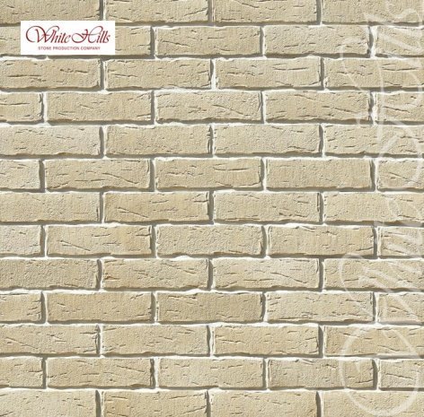 Фасадная термопанель угловая White Hills Сити Брик 230/350х645х72 мм Y375-15/60-1 бежевый рис 2