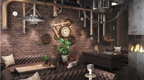 Искусственный камень плоский Leonardo Stone Лувр 443 коричневый рис 2