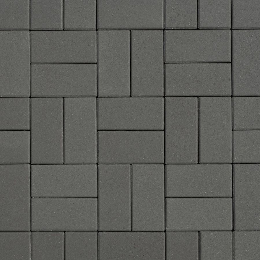 Тротуарная плитка Выбор Стандарт Ла-Линия серый частичный прокрас 200 х 100  х 100 - купить в Москве